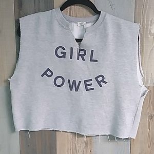 Brandy Melville 'Girl Power' Crop Top